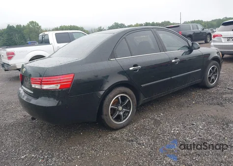 2007 Hyundai Sonata Gls из США, поврежденный, VIN 5NPET46C57H214484